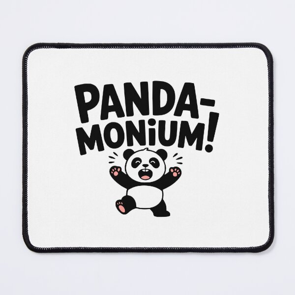 Item preview, Panda-monium! Cute Panda Pun designed and sold by PMCreative.