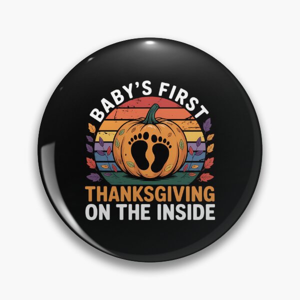 Item preview, Thanksgiving Babys First Thankgiving Newborn designed and sold by DoorwayThreads.
