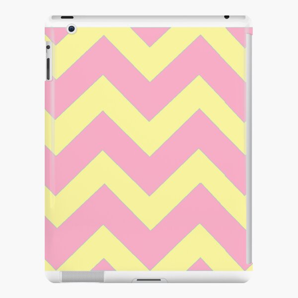 Chevron duo -pink, yellow iPad Snap Case
