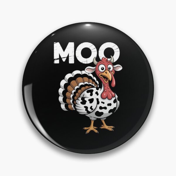 Item preview, Thanksgiving Moo Turkey Cow Funny Fall Farm designed and sold by DoorwayThreads.
