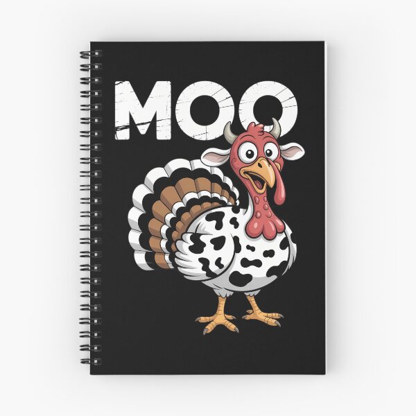 Item preview, Thanksgiving Moo Turkey Cow Funny Fall Farm designed and sold by DoorwayThreads.