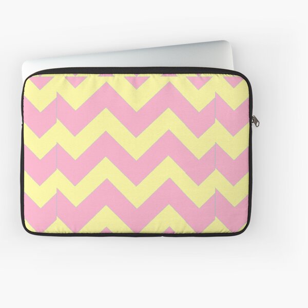 Chevron duo -pink, yellow Laptop Sleeve