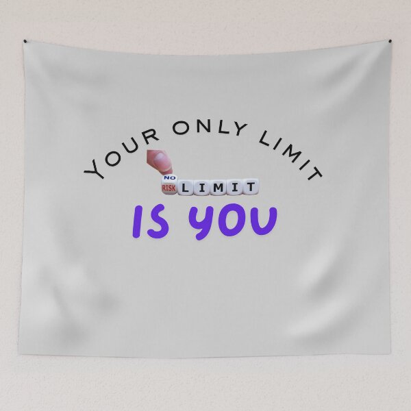 Item preview, Your Only Limit Is You Classical Typography  designed and sold by Sam-DesignMart.