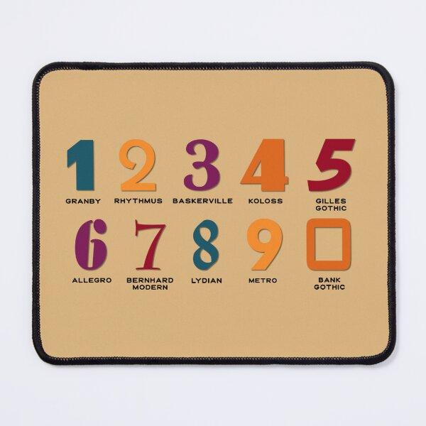 Item preview, 1920s-1930s Typefaces (numbers) designed and sold by KamrynJonesOfficial.