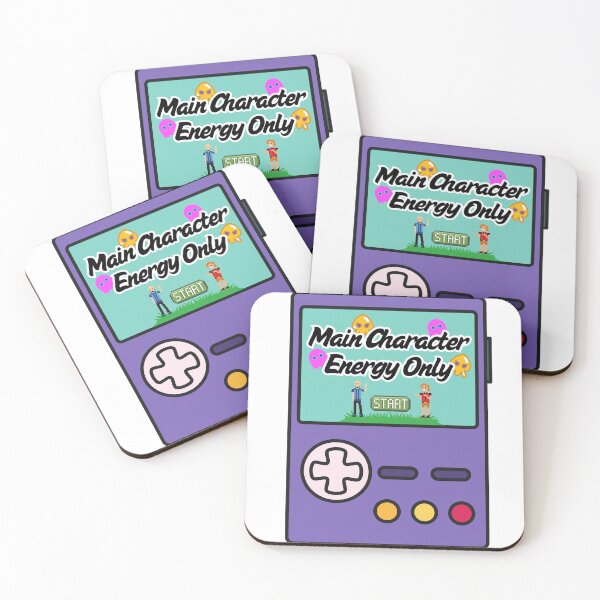 Item preview, ? Main Character Energy Only – Retro Pixel Gamer Vibes designed and sold by AtheneaMist.