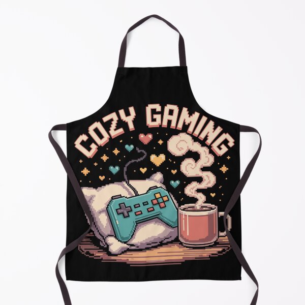 Item preview, Cozy Gaming Retro Pixel Art Controller Coffee designed and sold by Serbin.