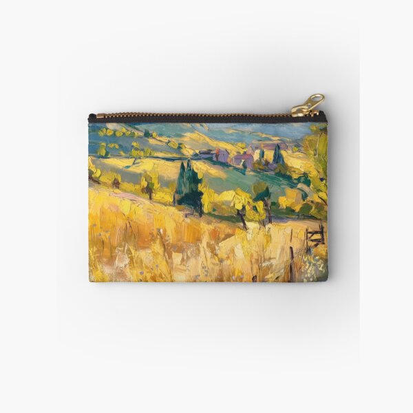 Item preview, Golden Hills in Summer – French Countryside Impressionist Landscape designed and sold by CARRAANN.