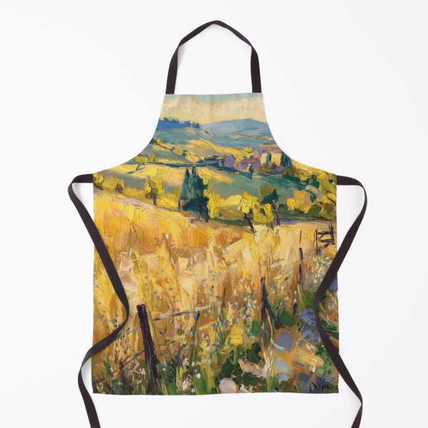 Item preview, Golden Hills in Summer – French Countryside Impressionist Landscape designed and sold by CARRAANN.