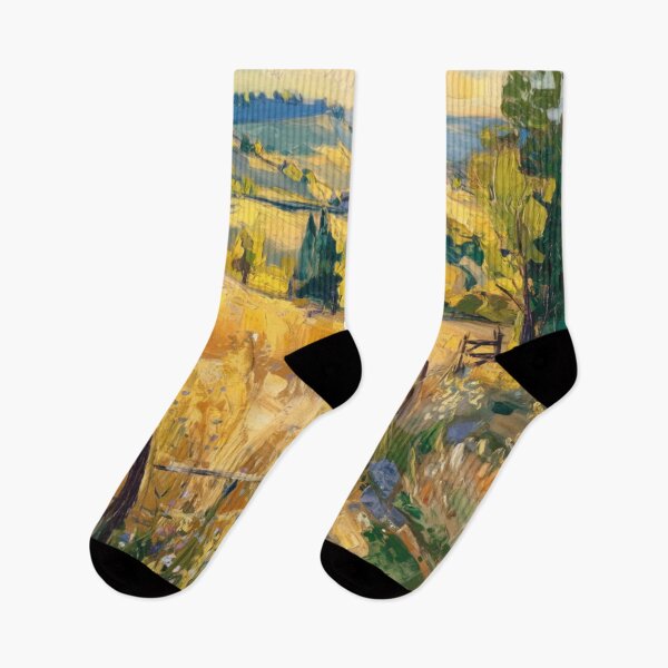 Item preview, Golden Hills in Summer – French Countryside Impressionist Landscape designed and sold by CARRAANN.