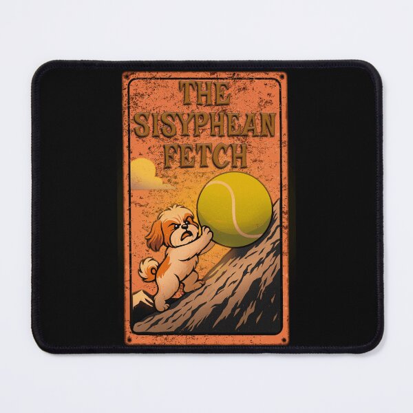 Item preview, The Sisyphean Fetch – Vintage Shih Tzu Cartoon Art designed and sold by RonnyMilleo.