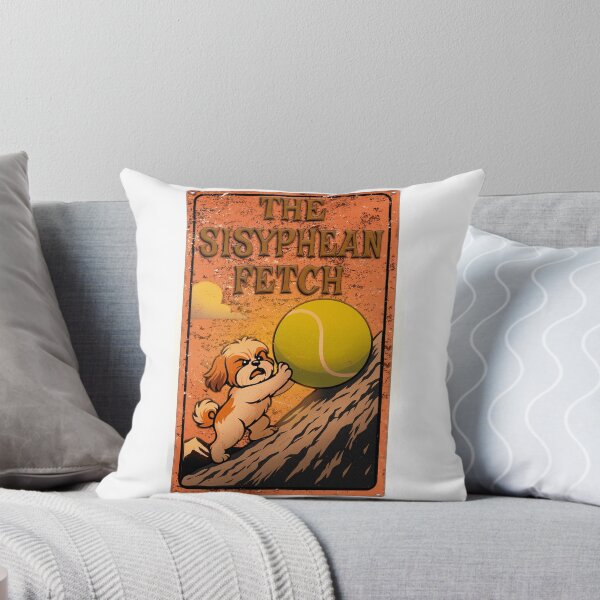 Item preview, The Sisyphean Fetch – Vintage Shih Tzu Cartoon Art designed and sold by RonnyMilleo.