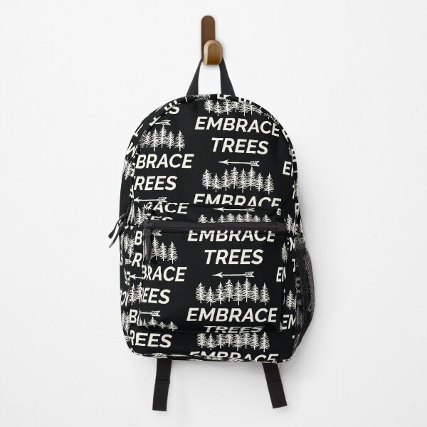 Item preview, Cream Tree Silhouette with Embrace Trees Text designed and sold by SplashTastic.