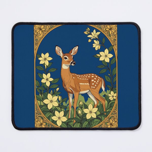 Item preview, Whitetail Deer Surrounded By Yellow Flowers designed and sold by taiche.