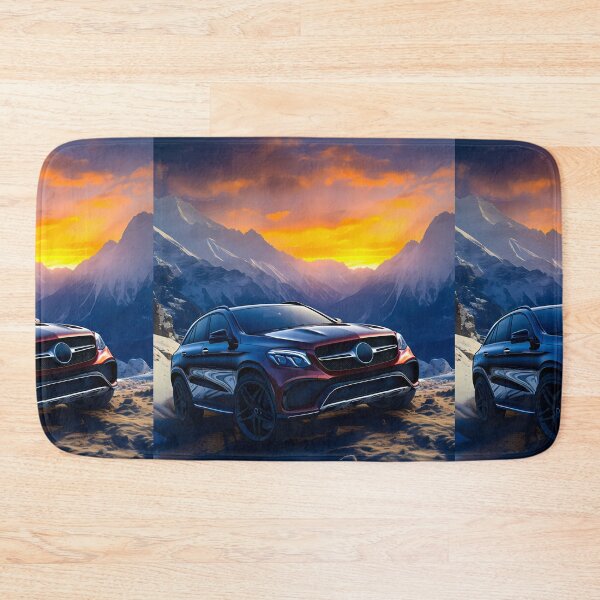 Item preview, Sports SUV Blazes Through Snowy Mountain Sunrise designed and sold by RevUpDesign.