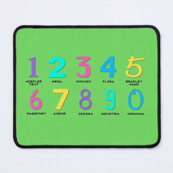 Item preview, 1980s-1990s Typefaces (numbers) designed and sold by KamrynJonesOfficial.
