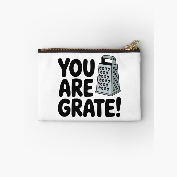 Item preview, You Are Grate! Cute Cheese Grater Pun designed and sold by PMCreative.