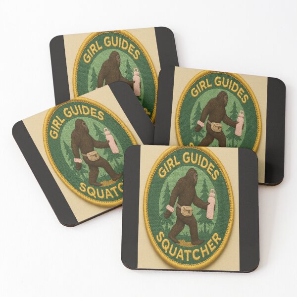 Item preview, Title (SEO-Optimized): Bigfoot Girl Guides Patch – Funny Sasquatch Wilderness Badge for Scouts, Hikers & Campers  designed and sold by Gazmerch.