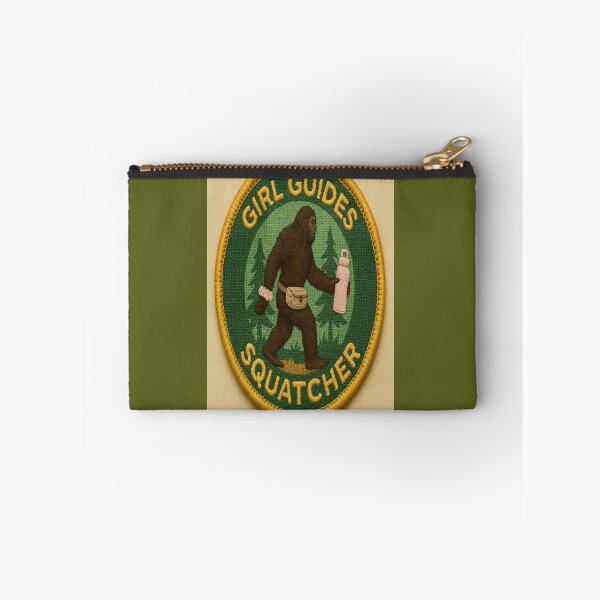 Item preview, Title (SEO-Optimized): Bigfoot Girl Guides Patch – Funny Sasquatch Wilderness Badge for Scouts, Hikers & Campers  designed and sold by Gazmerch.