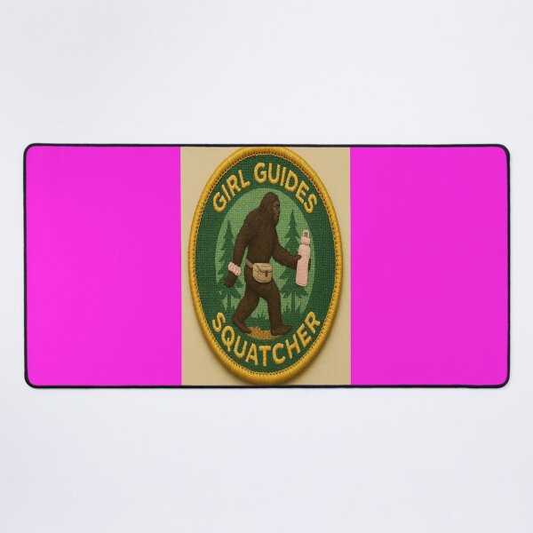 Item preview, Title (SEO-Optimized): Bigfoot Girl Guides Patch – Funny Sasquatch Wilderness Badge for Scouts, Hikers & Campers  designed and sold by Gazmerch.
