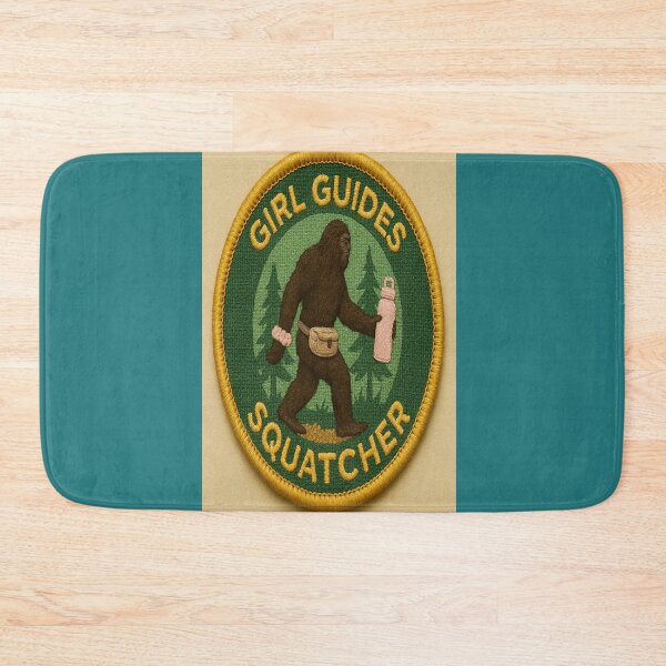 Item preview, Title (SEO-Optimized): Bigfoot Girl Guides Patch – Funny Sasquatch Wilderness Badge for Scouts, Hikers & Campers  designed and sold by Gazmerch.