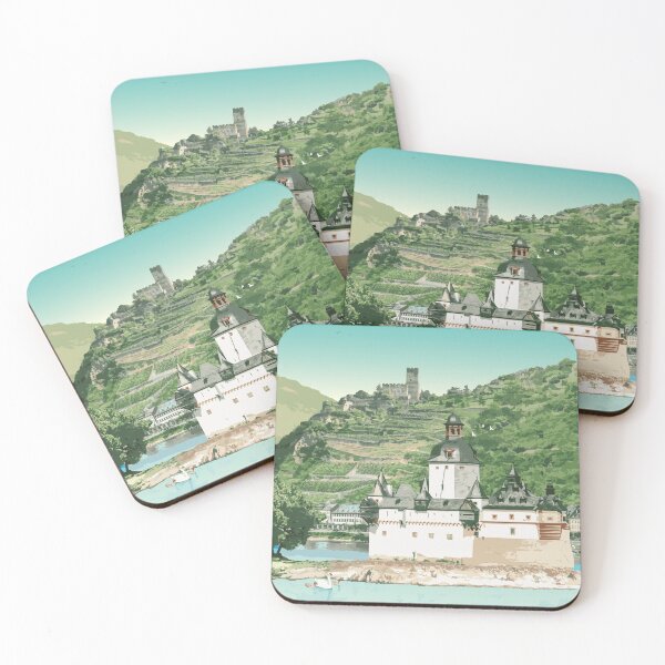 Item preview, The "Pfalzgrafenstein" in the UNESCO World Heritage Site "Upper Middle Rhine Valley” designed and sold by The Rhine in my suitcase.