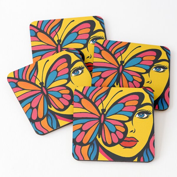 Item preview, Butterfly mask meets pop art designed and sold by Sigtrix.