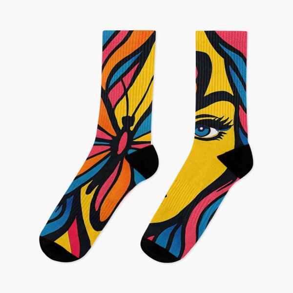 Item preview, Butterfly mask meets pop art designed and sold by Sigtrix.