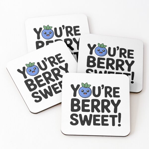 Item preview, You're Berry Sweet! Cute Blueberry Pun designed and sold by PMCreative.