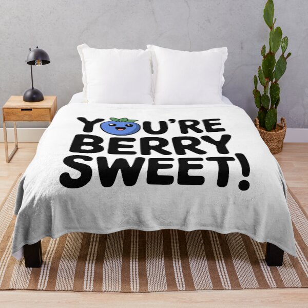 Item preview, You're Berry Sweet! Cute Blueberry Pun designed and sold by PMCreative.
