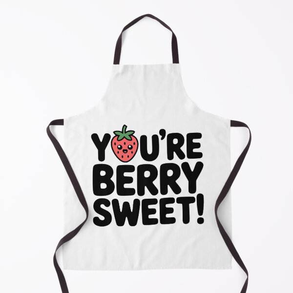 Item preview, You're Berry Sweet! Cute Strawberry Pun designed and sold by PMCreative.