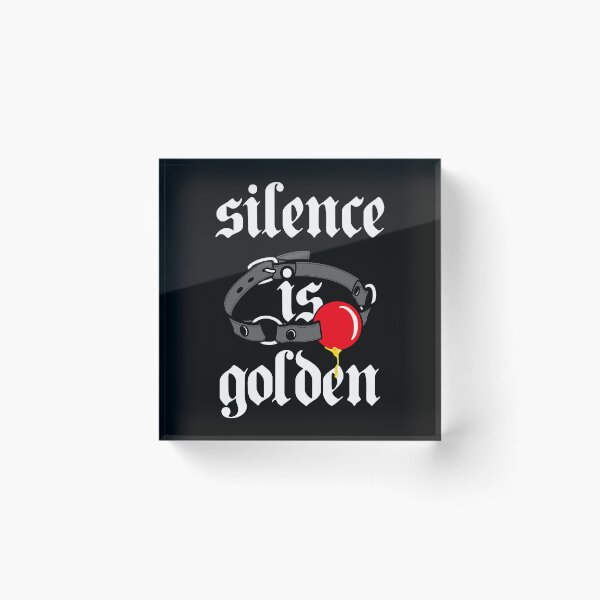Item preview, Silence is Golden ball gag water sports bdsm designed and sold by Breakfast-Soda.