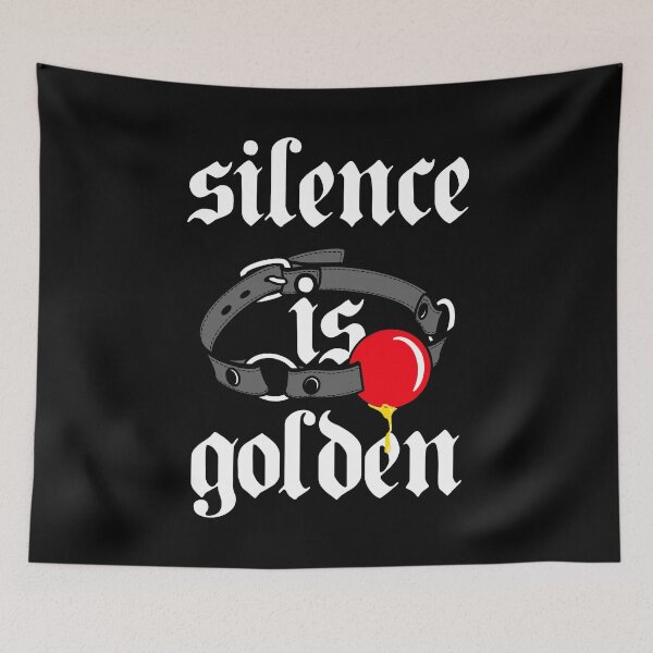 Item preview, Silence is Golden ball gag water sports bdsm designed and sold by Breakfast-Soda.