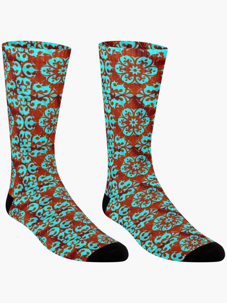 Thumbnail 3 of 5, Socks, Fall pattern 20 designed and sold by RivehArt.