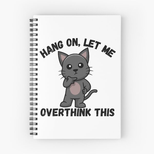 Item preview, “Hang on, let me overthink this” – The Pensive Badger designed and sold by Gravly.