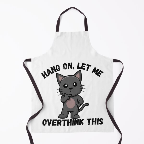 Item preview, “Hang on, let me overthink this” – The Pensive Badger designed and sold by Gravly.