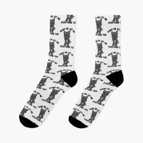 Item preview, “Hang on, let me overthink this” – The Pensive Badger designed and sold by Gravly.