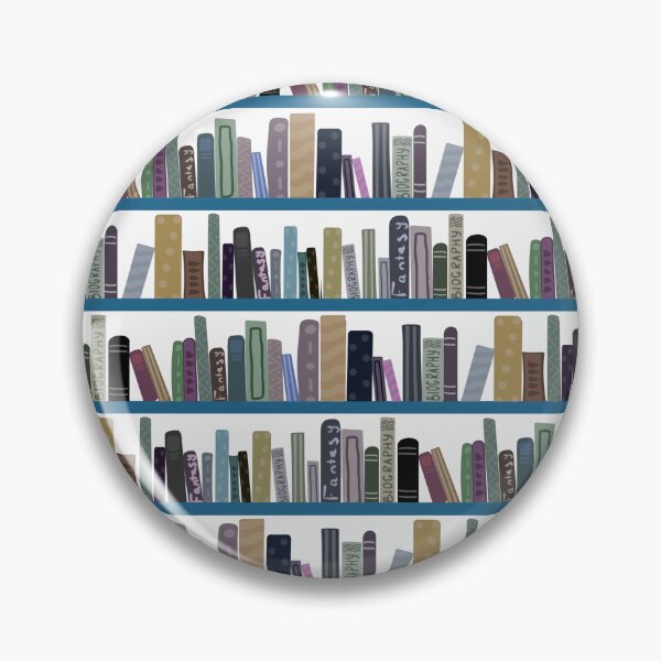 Item preview, Large Bookshelf in blues and beige designed and sold by Katrina-Clayton.