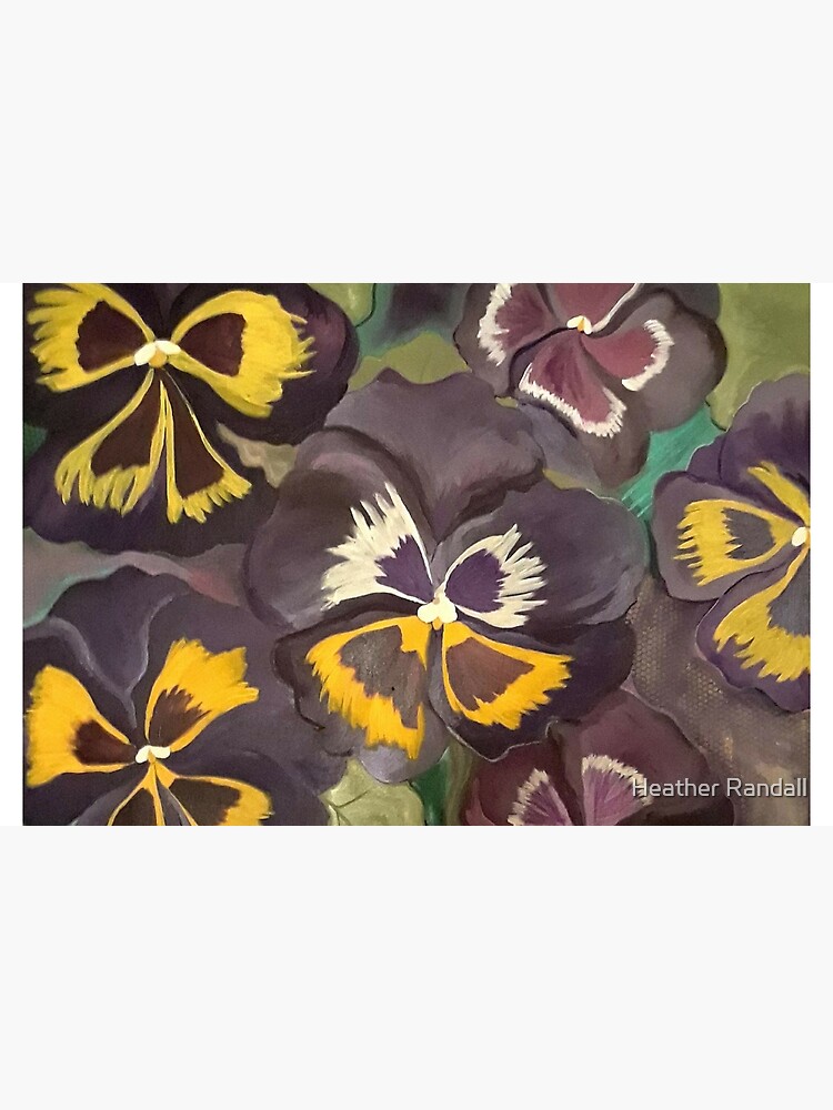 Thumbnail 2 of 2, Laptop Sleeve, Pansy Garden designed and sold by HeathersArt.