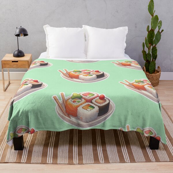 Item preview, Kawaii Sushi Manga Anime – Cute Chibi Japanese Food designed and sold by Sugar Wisdom .