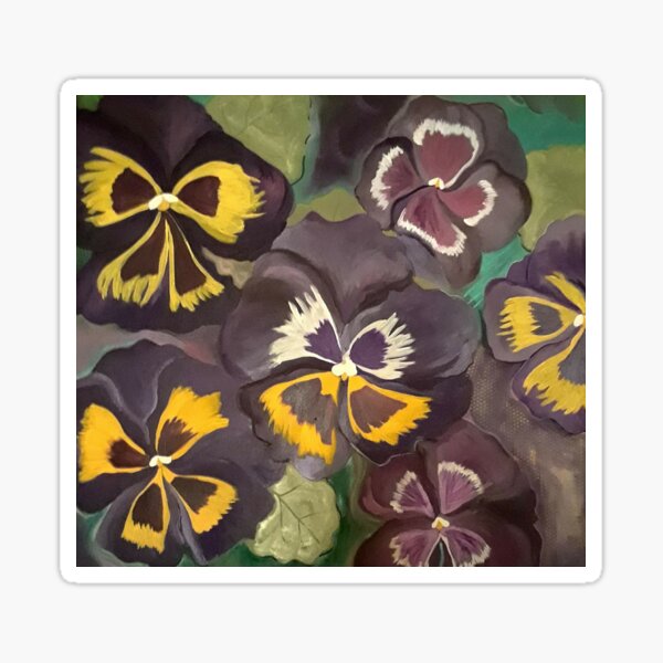 Pansy Garden Sticker