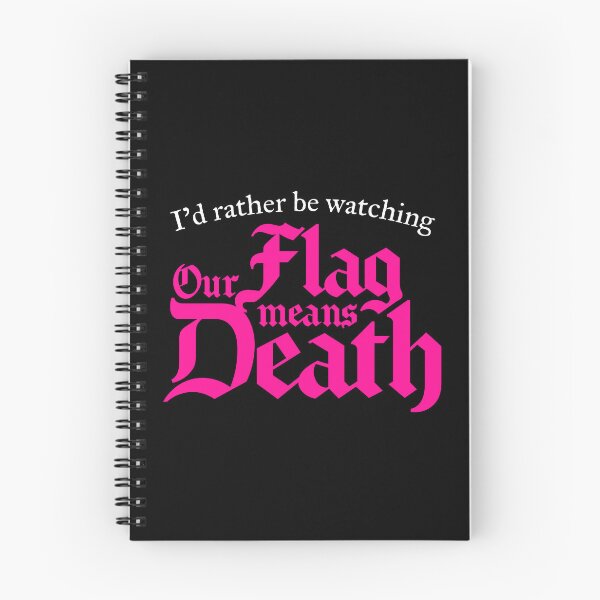 Item preview, I'd rather be watching Our Flag Means Death (white) designed and sold by ListingToPort.