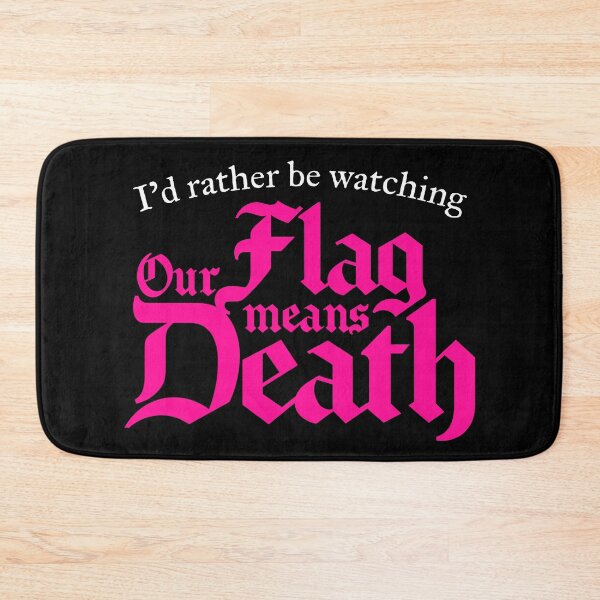 Item preview, I'd rather be watching Our Flag Means Death (white) designed and sold by ListingToPort.