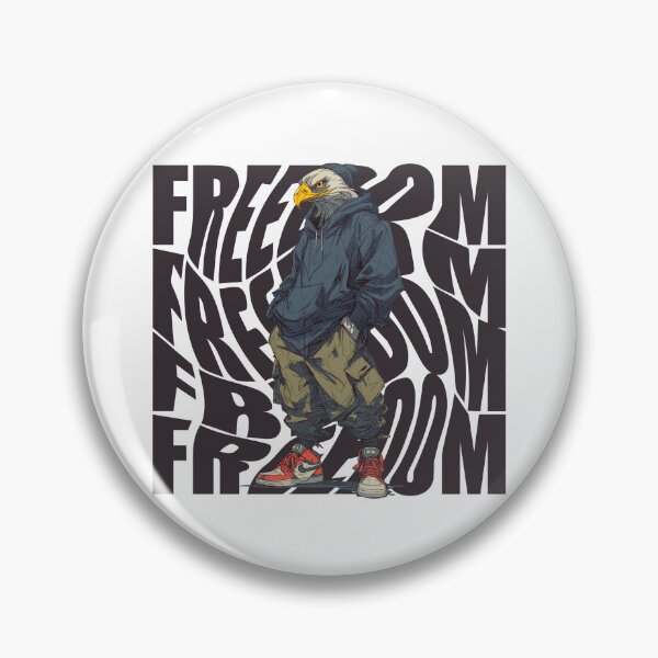 Item preview, Streetwear Eagle – Freedom Vibes designed and sold by POS.Studio.