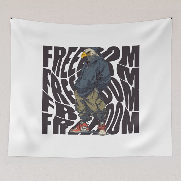 Item preview, Streetwear Eagle – Freedom Vibes designed and sold by POS.Studio.