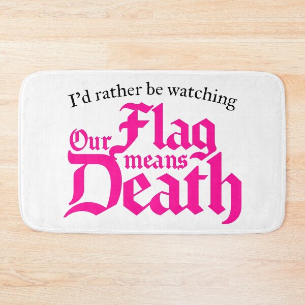 Item preview, I'd rather be watching Our Flag Means Death (black) designed and sold by ListingToPort.