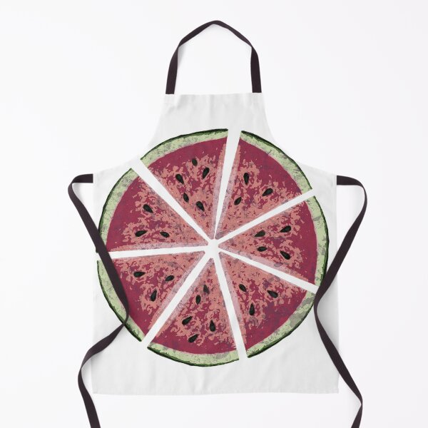 Item preview, Fanny watermelon pieces in the shape of a circle 6 designed and sold by artoriginal.