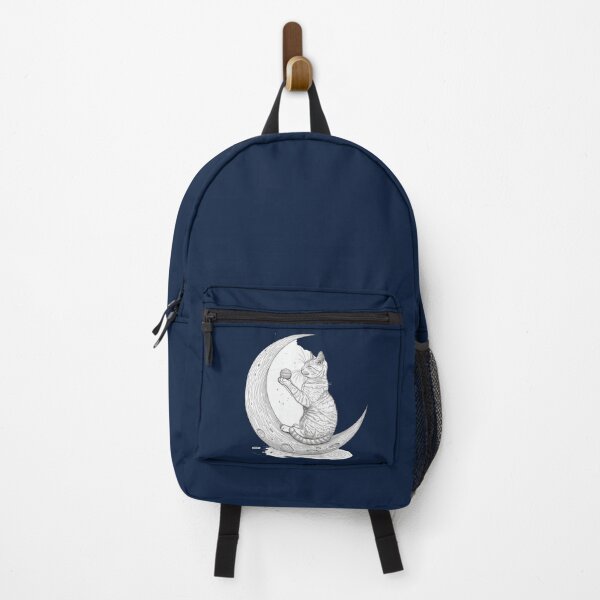 Item preview, Celestial Moon Cat with Starry Elegance designed and sold by Bambooartist.