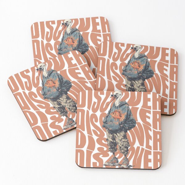Item preview, Trendy Stork Character – Discover Adventure designed and sold by POS.Studio.
