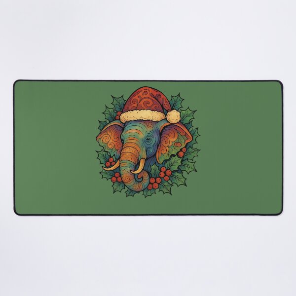 Item preview, Christmas Elephant Festive Holiday Design designed and sold by FrictionMaxxing.