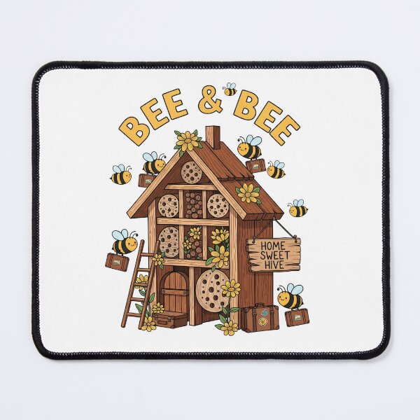 Item preview, Funny Bee and Bee Hotel Art designed and sold by CorBas87.